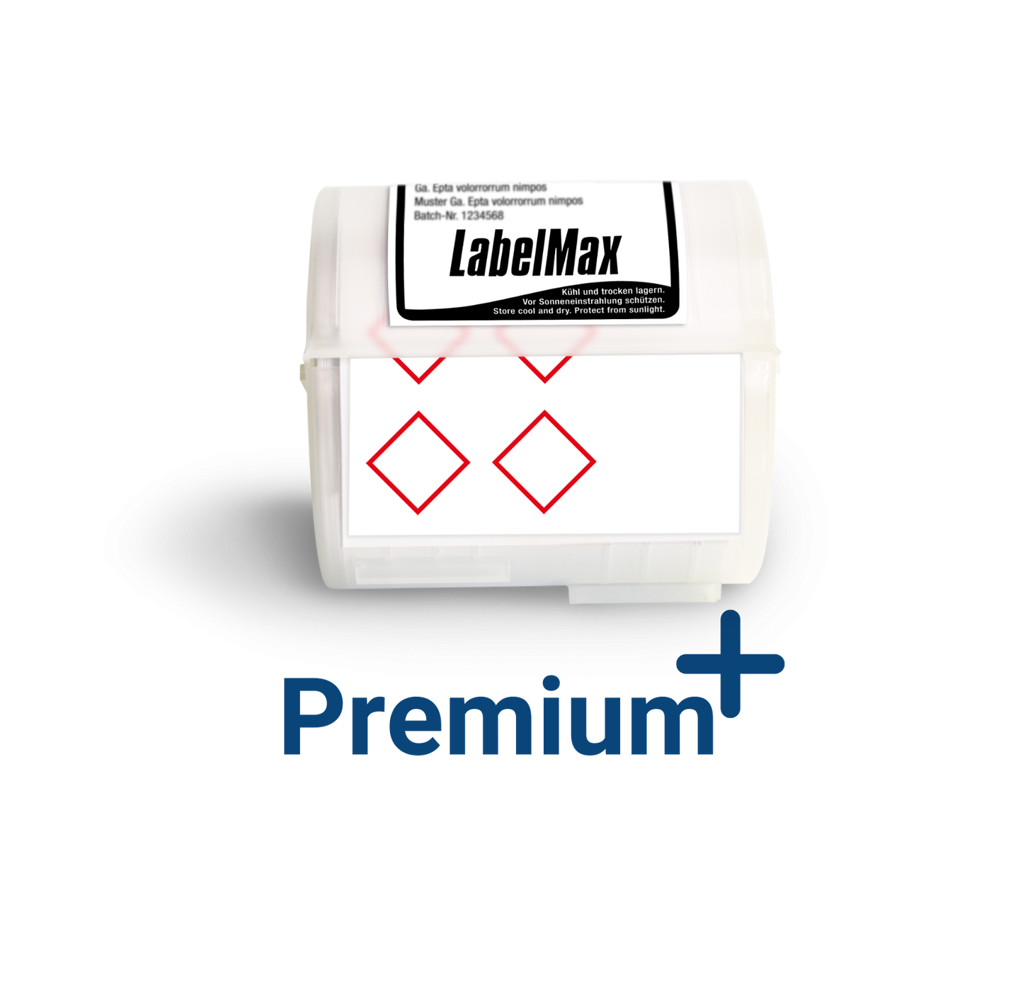 Max Premium Plus GHS Etiketten mit vorgedruckter Raute (1-5)