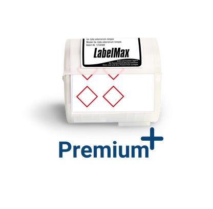 Max Premium Plus GHS Etiketten mit vorgedruckter Raute (1-5)