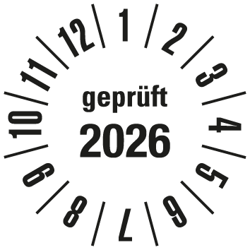 Jahres-Prüfplaketten - JP6
