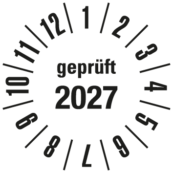 Jahres-Prüfplaketten - JP6