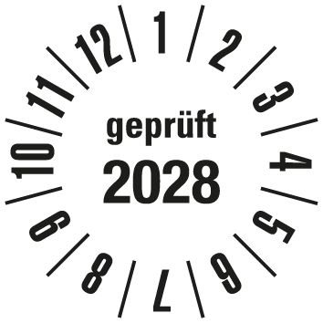 Jahres-Prüfplaketten - JP6