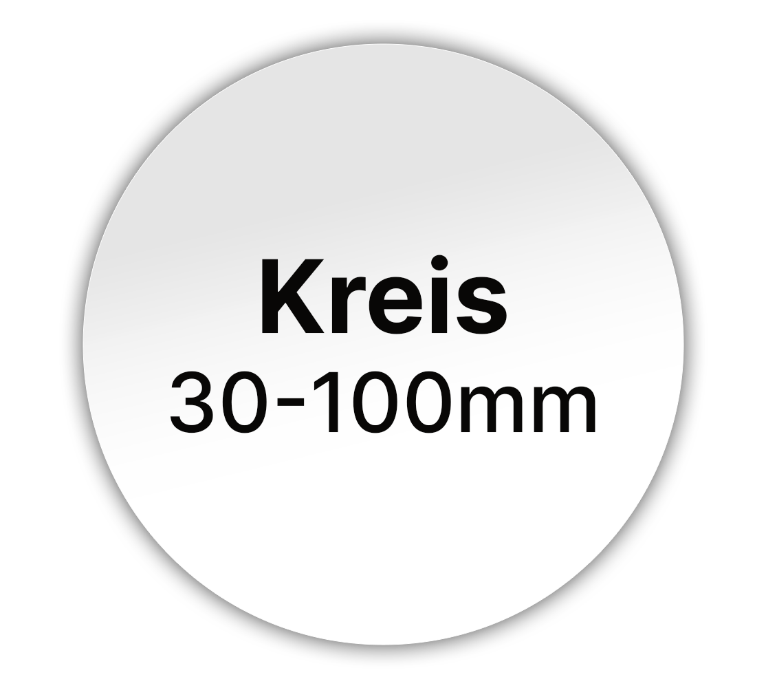 Max Premium Kreis Etiketten - LabelMax 30-100mm