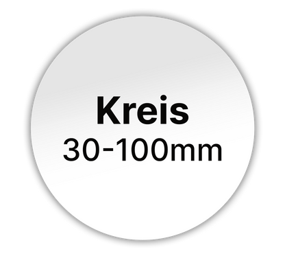 Max Premium Kreis Etiketten - LabelMax 30-100mm