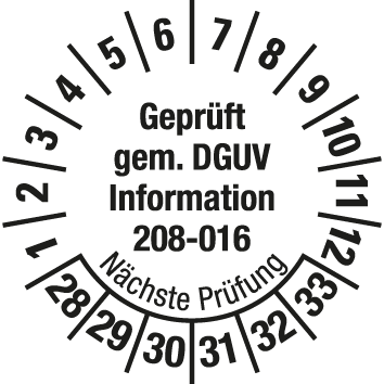 Prüfplaketten für Leitern und Tritte  - LP4