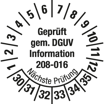 Prüfplaketten für Leitern und Tritte  - LP4