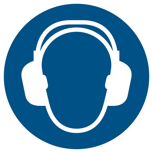 Gebotsschild - Gehörschutz benutzen