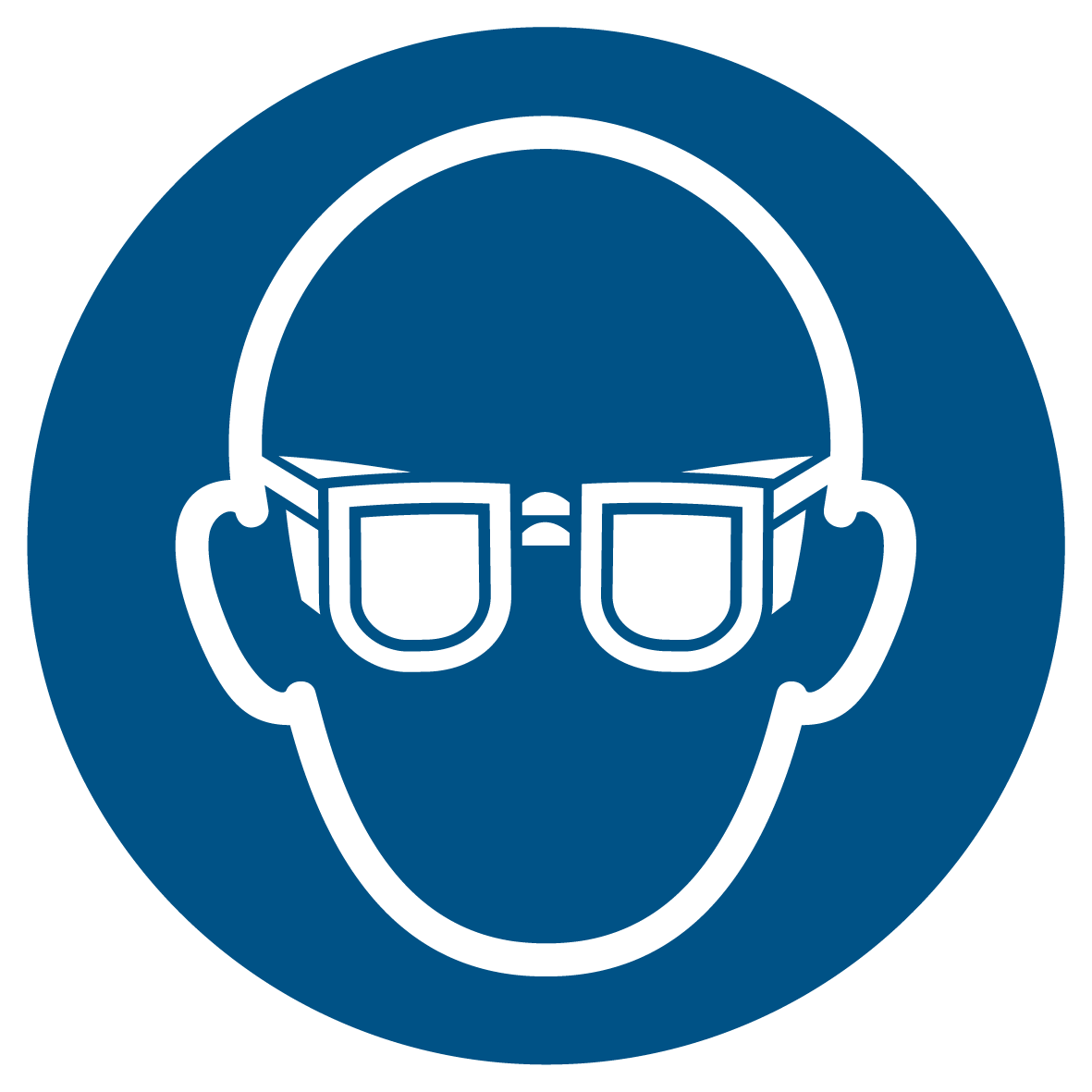 Gebotsschild - Augenschutz benutzen