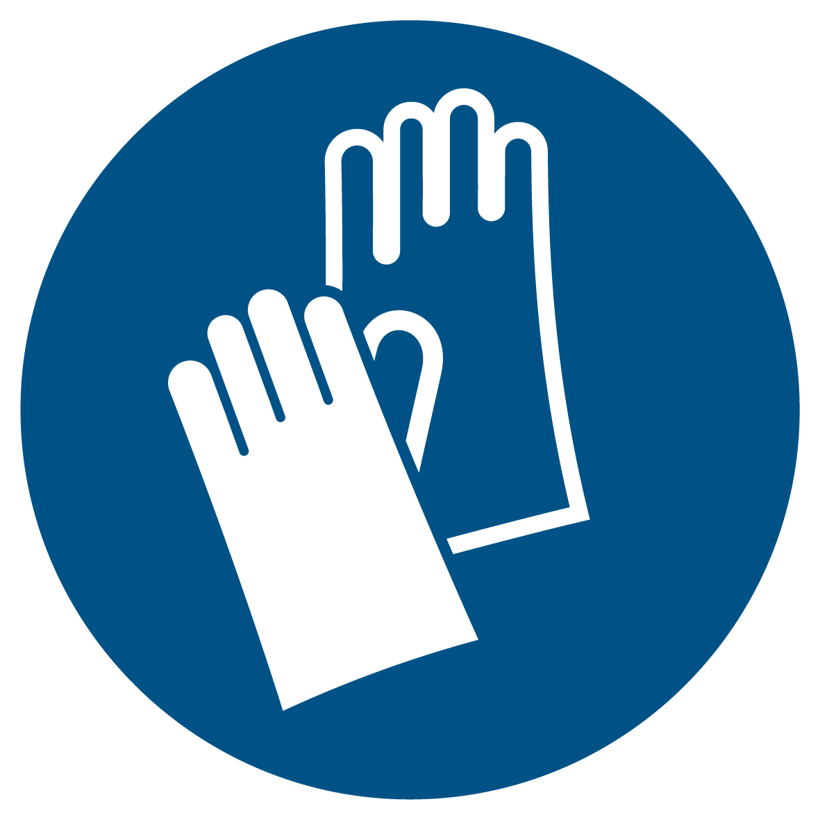 Gebotsschild - Handschutz benutzen