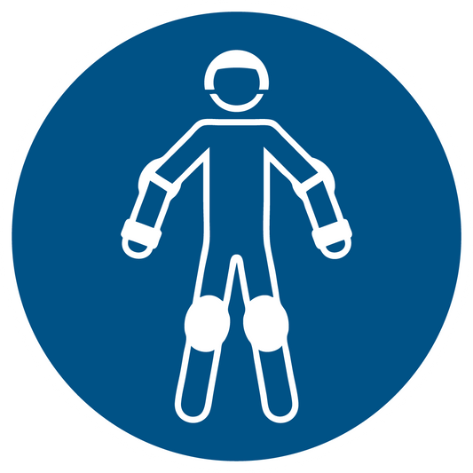 Gebotsschild - Schutzausrüstung für Rollsport benutzen