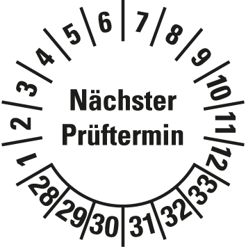 Mehrjahres-Prüfplaketten  - MJ1