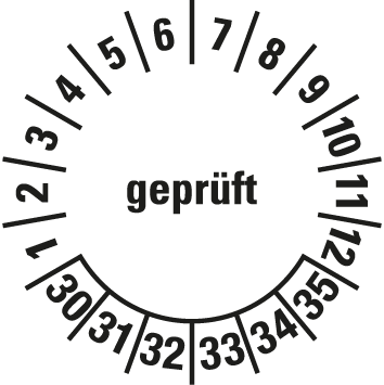Mehrjahres-Prüfplaketten  - MJ2