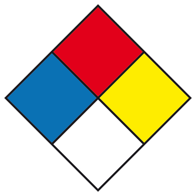 Gefahrgutschild - Gefahrendiamant „hazard diamond“