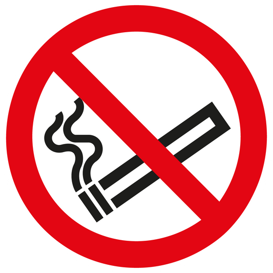Verbotsschild - Rauchen verboten