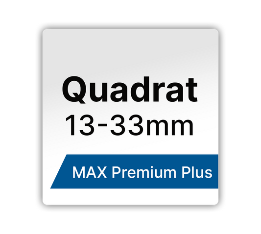 Max Premium Plus Quadrat Etiketten - LabelMax 13-33mm Seitenlänge