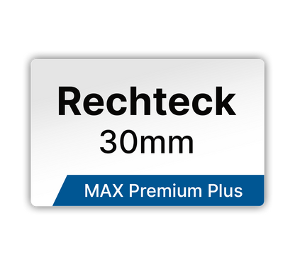 Max Premium Plus Rechteck Etiketten - LabelMax MP1 - 30mm