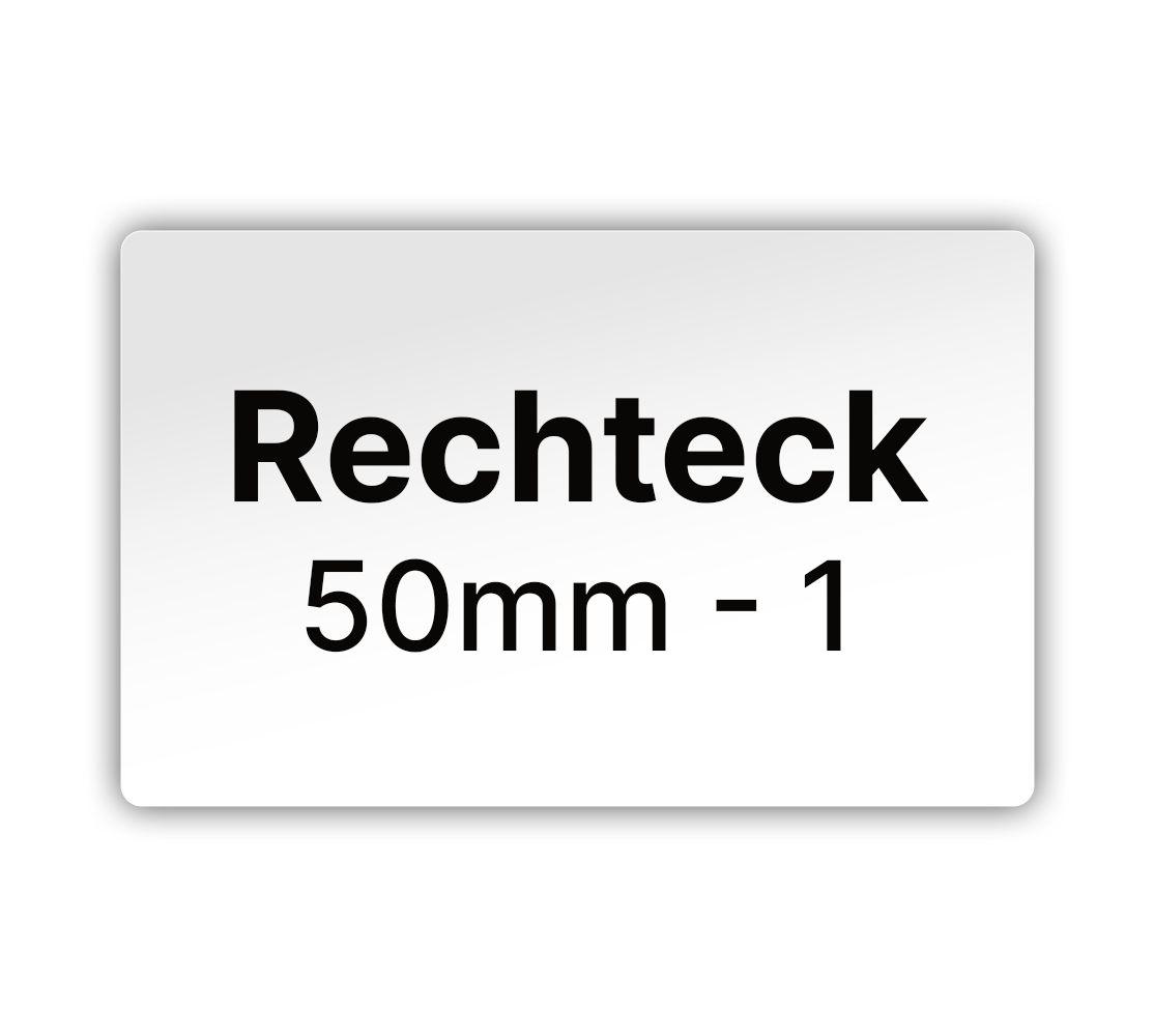 Max Premium  Rechteck Etiketten - LabelMax MP1 - 50mm