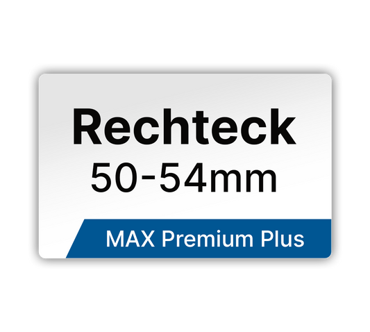 Max Premium Plus Rechteck Etiketten - LabelMax 50-54mm Breite
