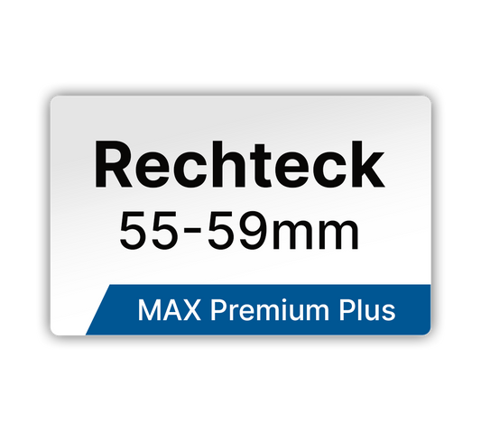 Max Premium Plus Rechteck Etiketten - LabelMax 55-59mm Breite