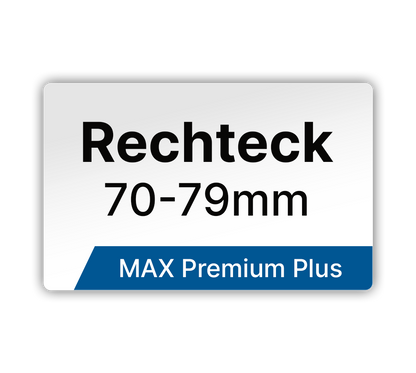 Max Premium Plus Rechteck Etiketten - LabelMax 70-79mm Breite