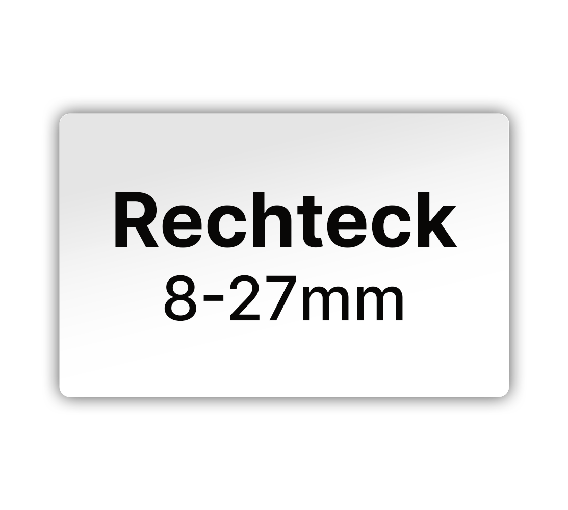 Max Premium  Rechteck Etiketten - LabelMax MP1 - 8-27mm