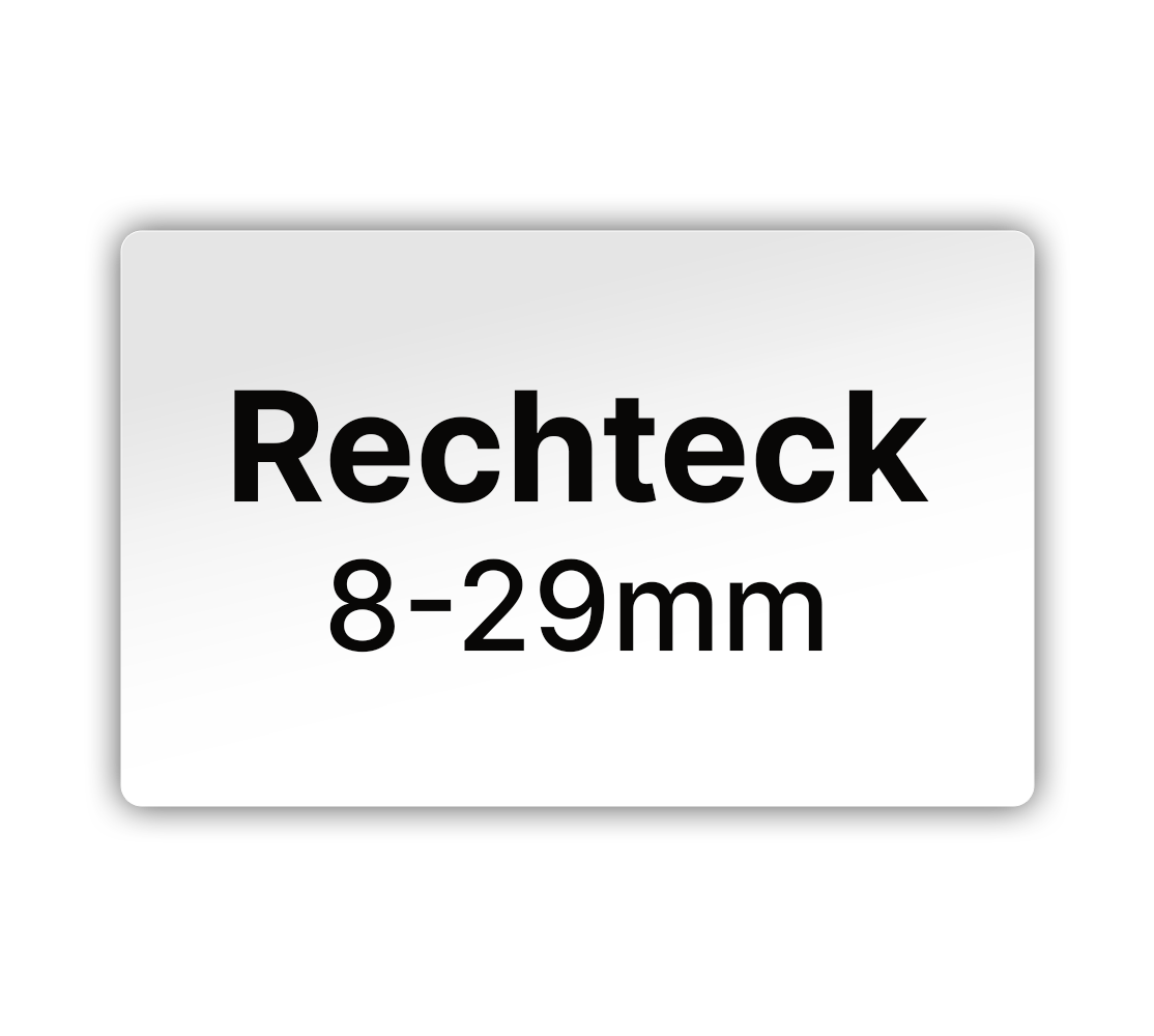 Max Premium Rechteck Etiketten - LabelMax 8-29mm Breite