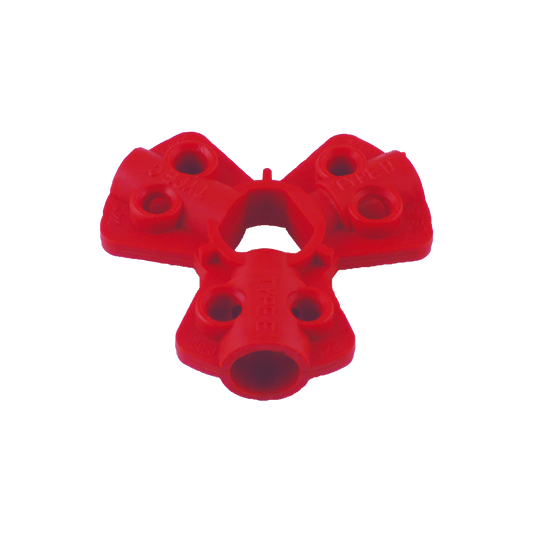 Pneumatische Verriegelung für 3 Steckertypen: Typ C (6 mm), Typ D (9 mm), Typ E (12 mm)