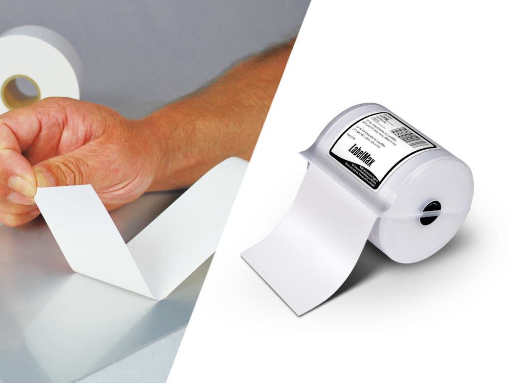 Ablösbare Polyesterfolie für LabelMax SP3