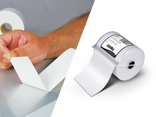 Ablösbare Polyesterfolie für LabelMax SP3