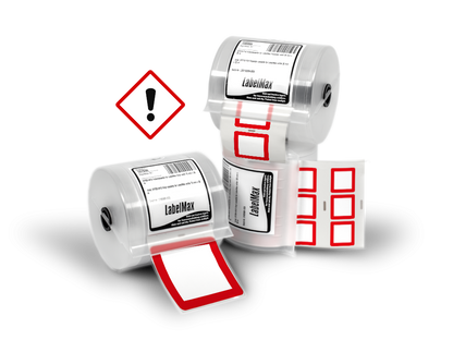 GHS Etiketten - 20 x 20 mm - 100 x 100 mm