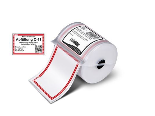 Max Premium Plus LOTO-Ident-Label Etiketten