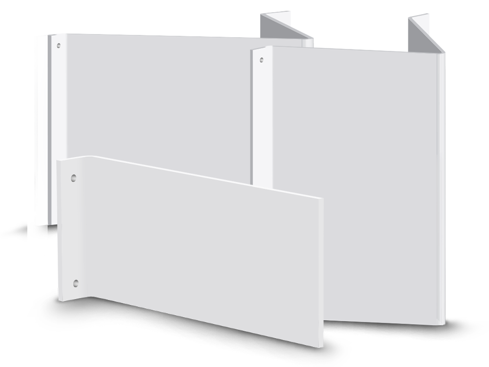 Schilder-Rohling - Nasen- & Fahnenschilder - Rechteck