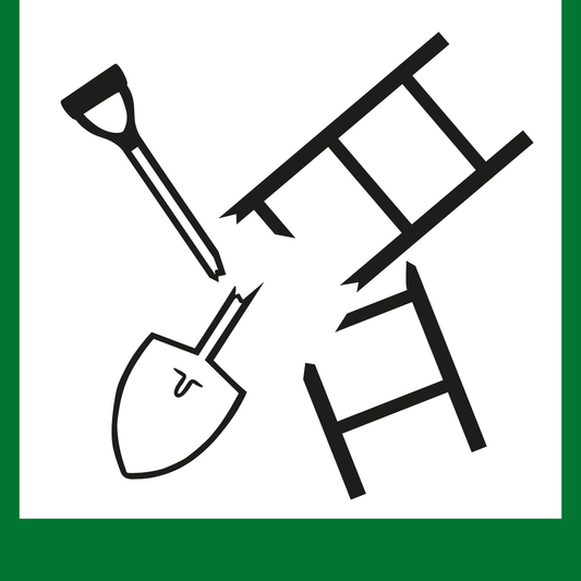 Wertstoffschild - Holzgeräte