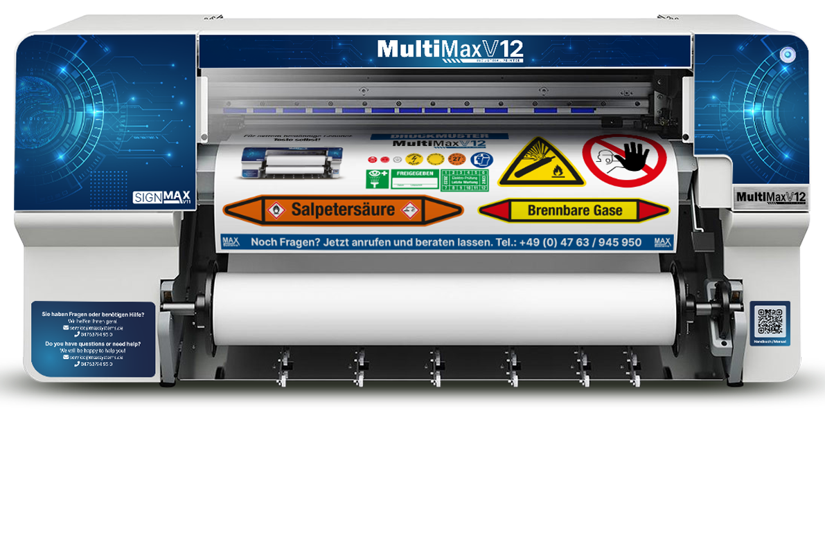 MultiMax V12 - Beschriftungsset