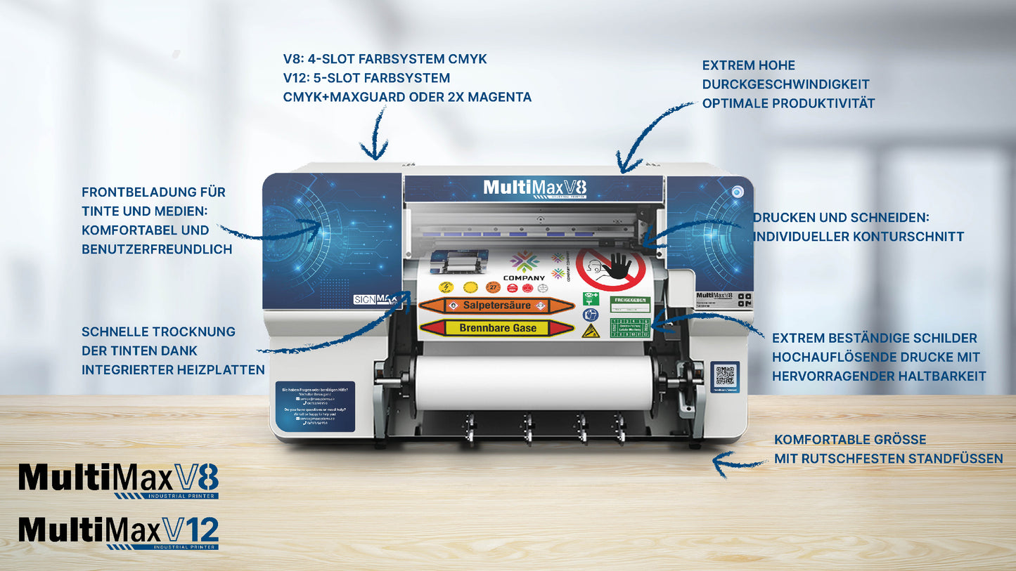MultiMax V12 - Beschriftungssystem