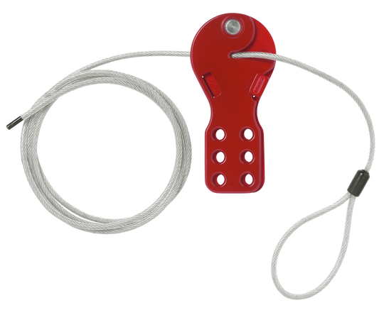 Universal Kabel-Verriegelung mit beschichtetem Stahlkabel