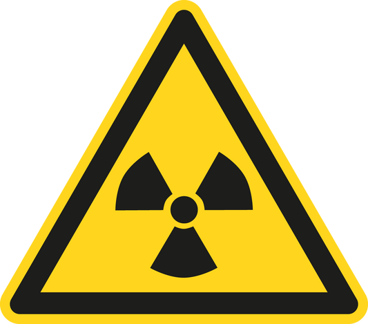 Warnschild - Warnung vor radioaktiven Stoffen