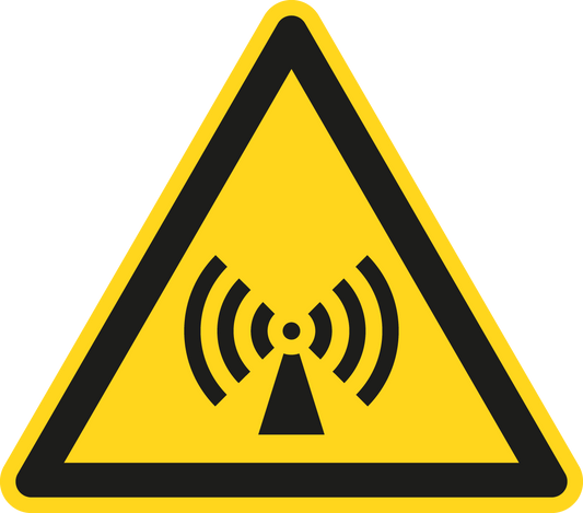 Warnschild - Warnung vor nicht ionisierender Strahlung