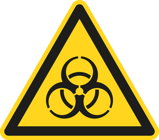 Warnschild - Warnung vor Biogefährdung