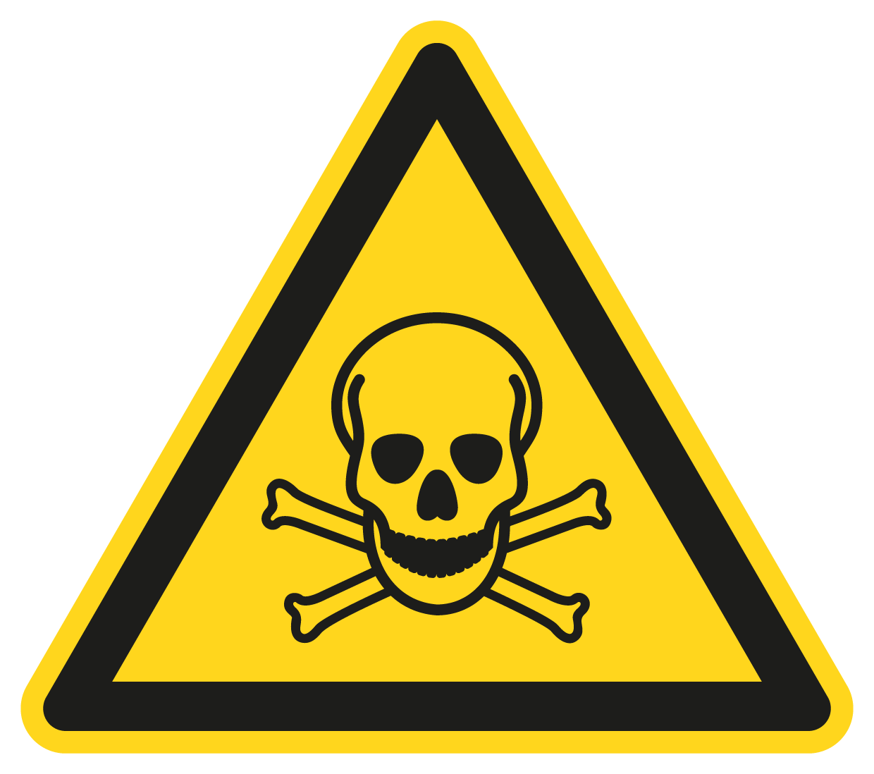 Warnschild - Warnung vor giftigen Stoffen