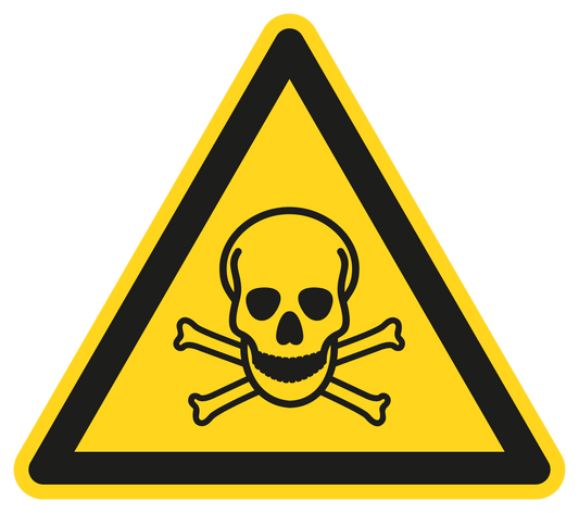 Warnschild - Warnung vor giftigen Stoffen