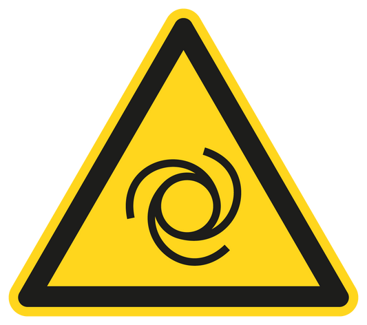Warnschild - Warnung vor automatischem Anlauf