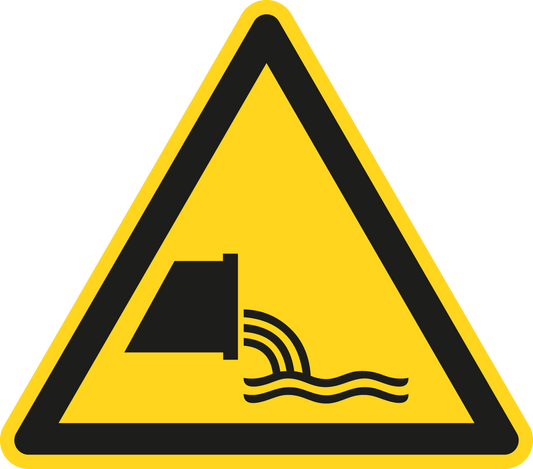 Warnschild - Warnung vor Abwassereinleitung