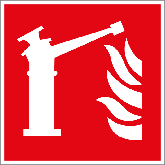 Brandschutzschild - Feuerlöschmonitor