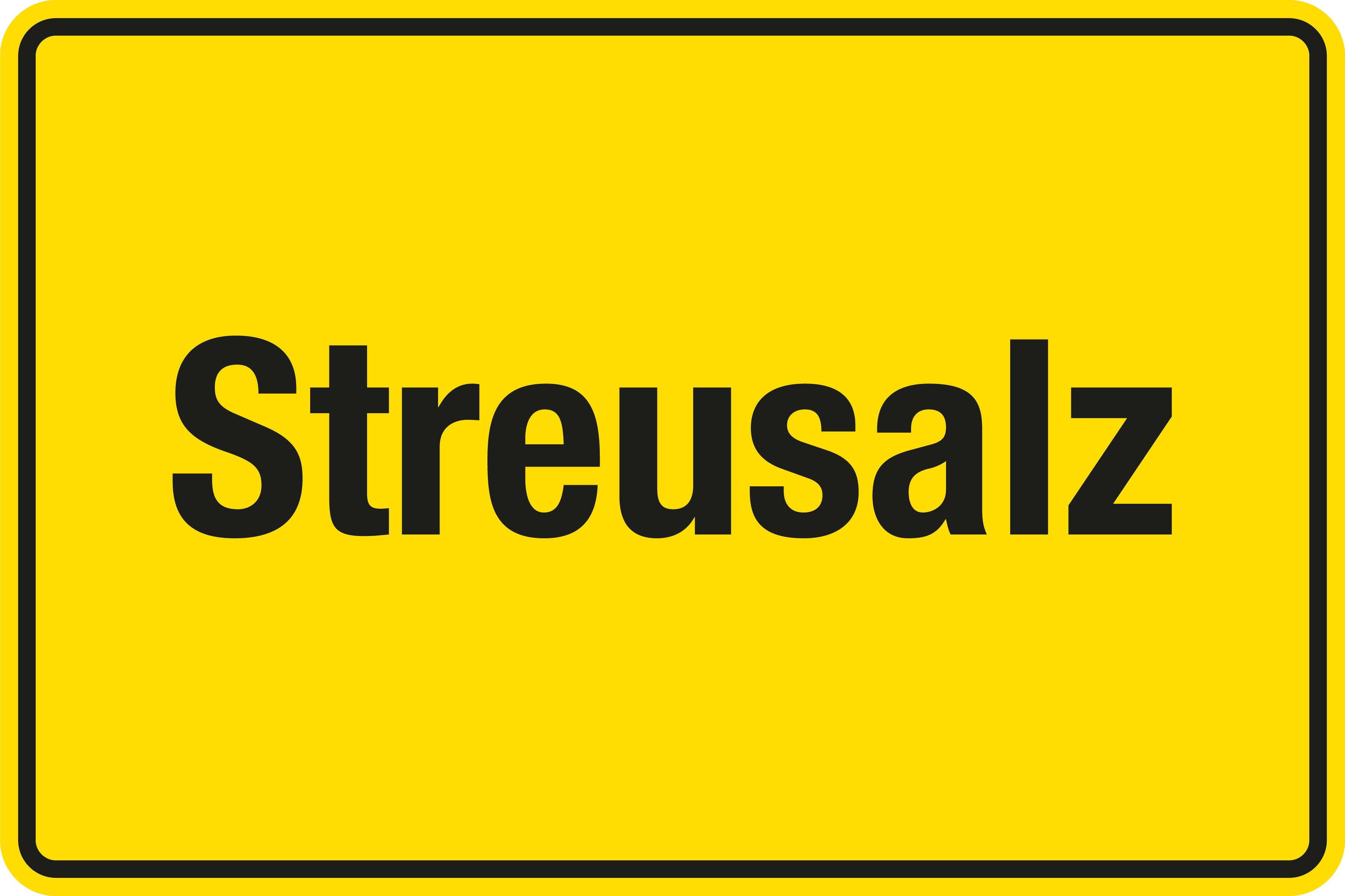 Winterschild - Streusalz - Folie Selbstklebend - 20 x 30 cm