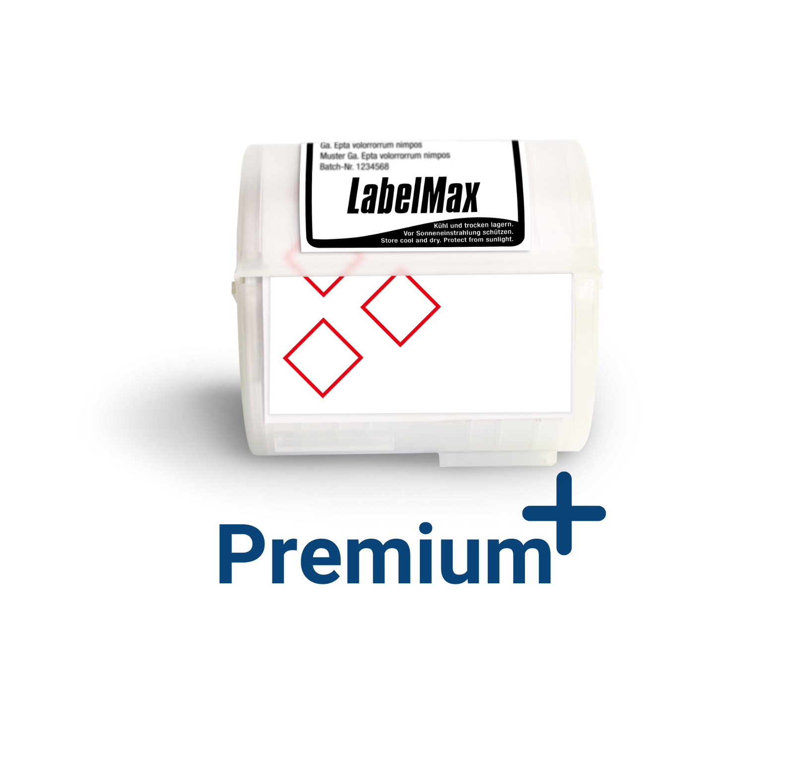 Max Premium Plus GHS Etiketten - 100 x 200 - (3 Rauten)