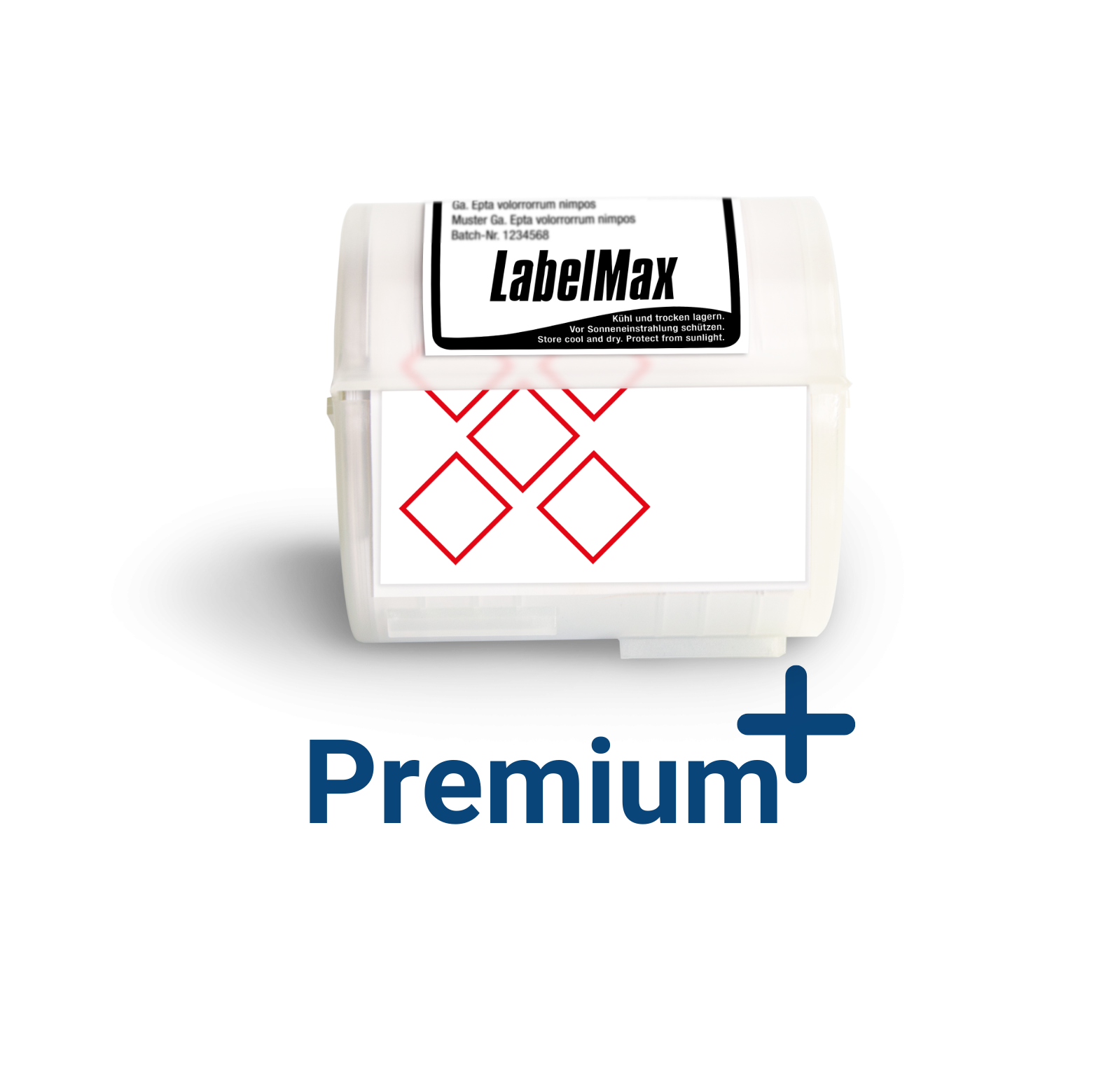 Max Premium Plus GHS Etiketten - 57 x 80 - (5 Rauten)